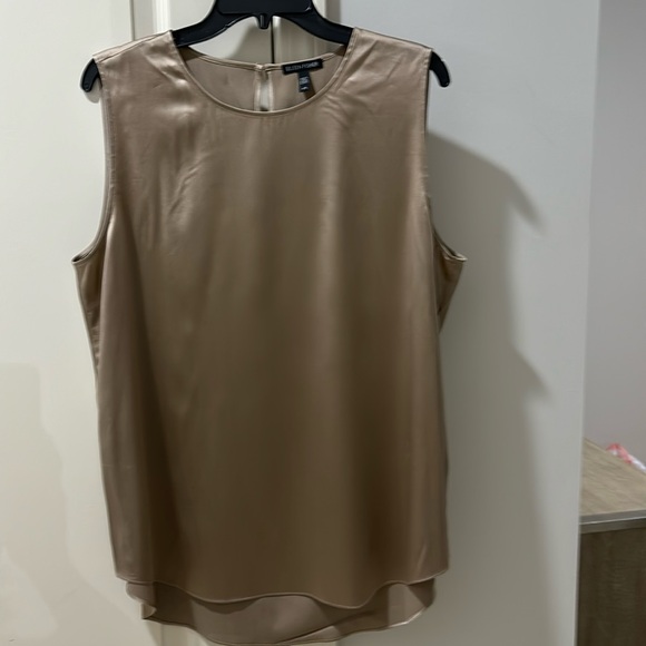 Eileen Fisher Tops - Eileen Fisher bronze sleeesd silk top.